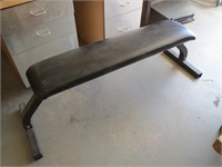 Excercise Straight Workout Weight Bench