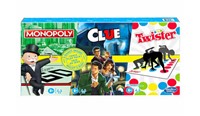 Family Gaming 3 Pack, Includes Monopoly, Clue, ...