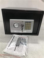 SAFE WITH KEYS 10X13.5X10IN