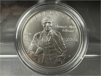 2004 Thomas Edison commemorative silver dollar