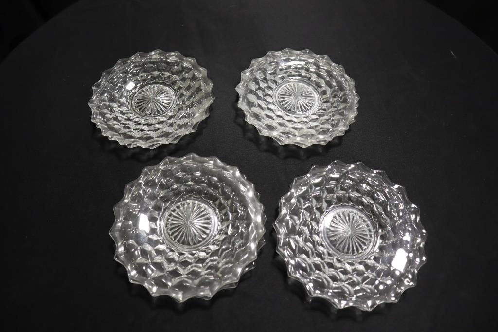 8 American Fostoria 8" plates