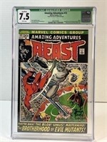 RARE!  Amazing Adventures #13 Feat. Beast CGC 7.5