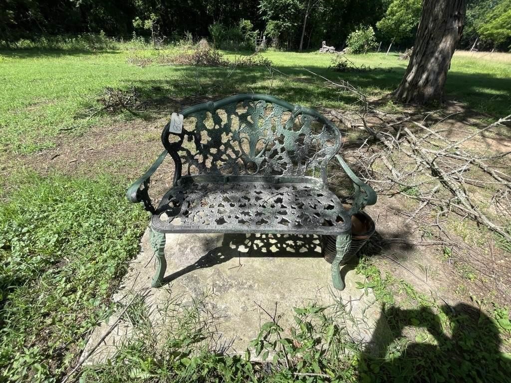 Cast Iron Patio Love Seat