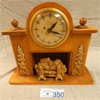 United Electric Mantle Clock