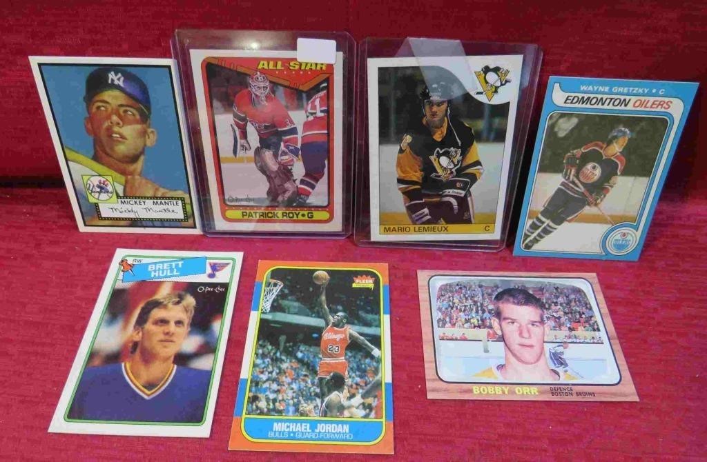 Reprint Rookie Cards Jordan Gretzky Mantle MORE