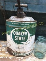 Quaker State 5 gallon oil can