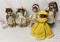 Vintage Crochet Doll & Porcelain Dolls - 5