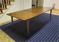 Mid Century Modern Dining Table with Leaves