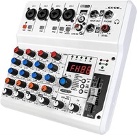 6 Channel Audio Mixer,Kmise Audio Mixer with 99
