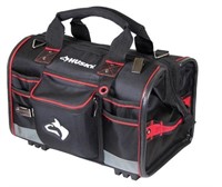 Husky 18 in. Large Mouth Tool Bag with Tool Wall