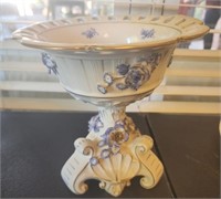 German made decorative pedestal bowl