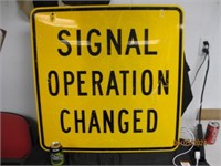 Signal Operation Changed Large Pick Up Only