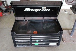 Black snap-on toolbox