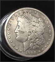 1900-O Morgan Silver Dollar 90% Silver Minted in
