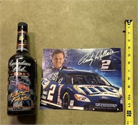 Canadian Club whiskey bottle & #2 poster