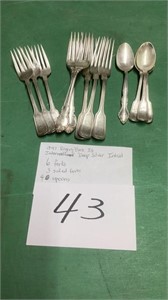 Silverware- see pictures for more details .  1847