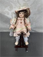 Duckhouse Porcelain doll named Faith