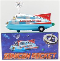 Sonicon Rocket Tin Toy - New in Box