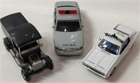 3 Police Vehicles