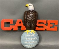 Cast Iron Case Bald Eagle Sign