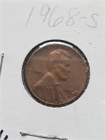 High Grade 1968-S Lincoln Penny