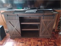 Modern Country Theme Tv Stand.