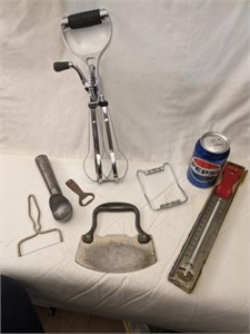 Vintage Kitchen - Candy Thermometer, Beater, Etc