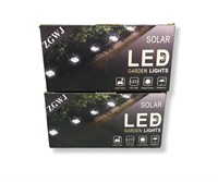 16 LED Solar Garden Landscaping Lighting