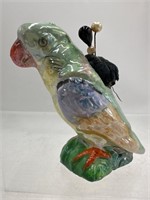 Vintage parrot pincushion figurine
