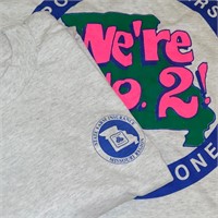 Two "We're Number 2!" Missouri State Farm T-Shirts