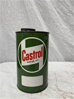 Castrol quart oil tin