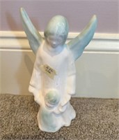Unsigned McCarty Style Angel and child Figurine
