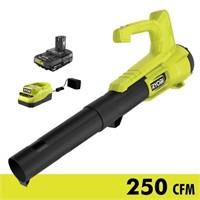 W7196  RYOBI Cordless Leaf Blower/Sweeper, 18V, 90