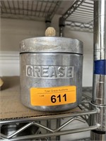 VTG ALUMINUM GREASE JAR