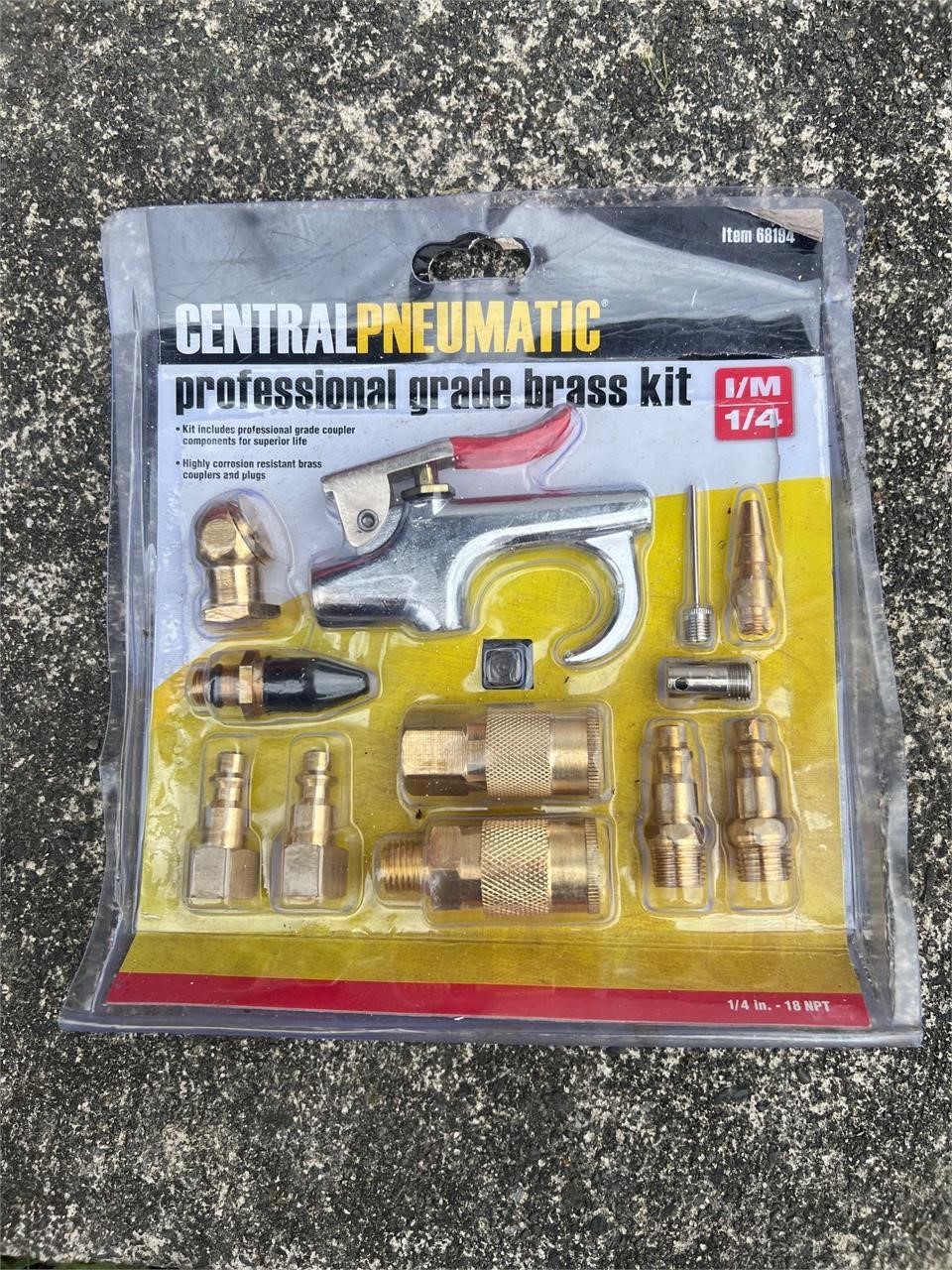 CENTRAL PNEUMATIC PROFESSIONAL GRADE BRASS KIT