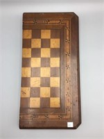 Antique wooden game board
