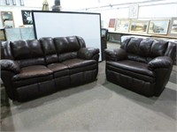 Couch Double Recliner 7'L / Oversized Chair 55"W