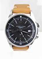 Gentleman's Hamilton Jazzmaster GMT Wristwatch