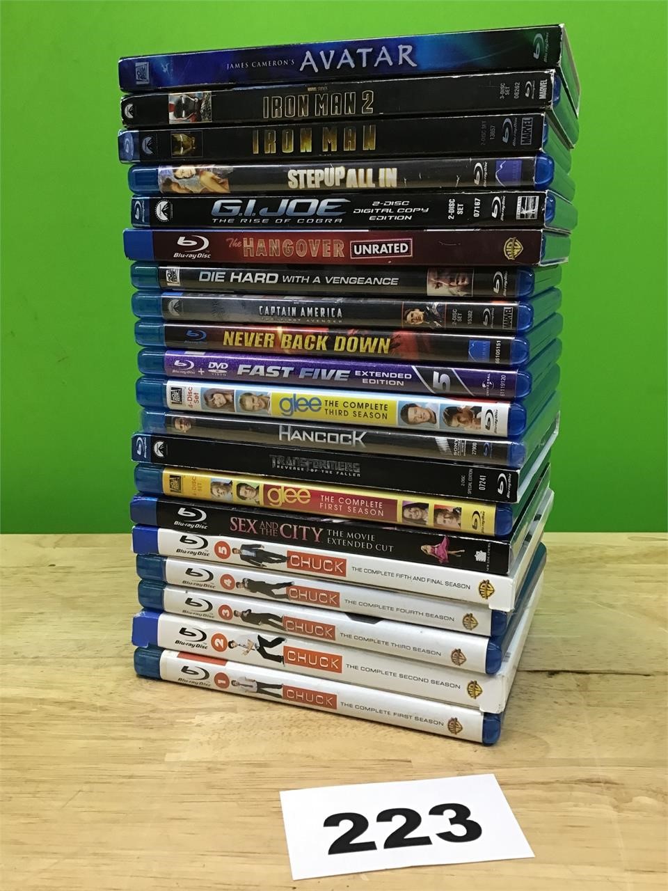 Lot of 20 BluRay DVDs