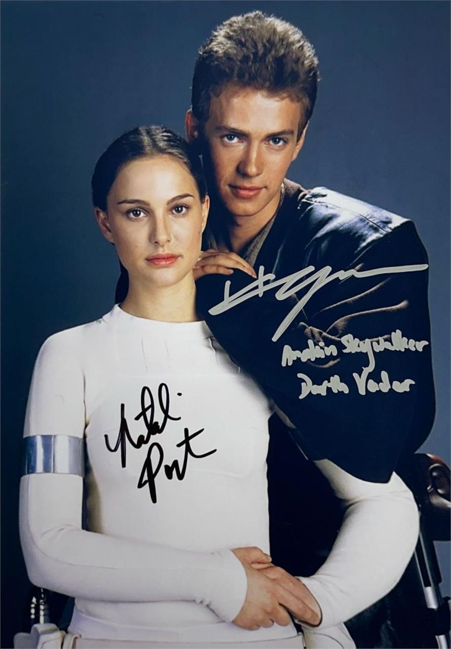 Autograph COA MARVEL Star Wars Disney Model Legend Photo T