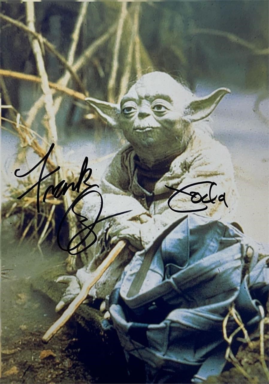 Autograph COA MARVEL Star Wars Disney Model Legend Photo T