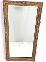 Vintage Beveled Mirror in Gilt Frame