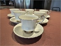 Royal Albert 'Chantilly' Teacups & Saucers