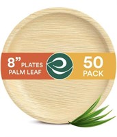 ECO SOUL COMPOSTABLE 8 INCH PALM LEAF ROUND