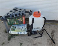 Back Pack Garden Sprayer, Tool Stand And More