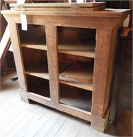 Antique Pine two door farm cabinet (doors are