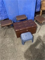 Three stacking stools, stepstool, Electrolux