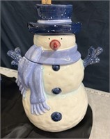snowman cookie jar