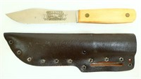 Red River wood handle knife w/ sheath