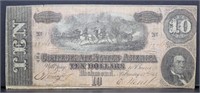 Genuine CSA 1864 $10 note